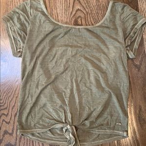 American eagle tie up t-shirt